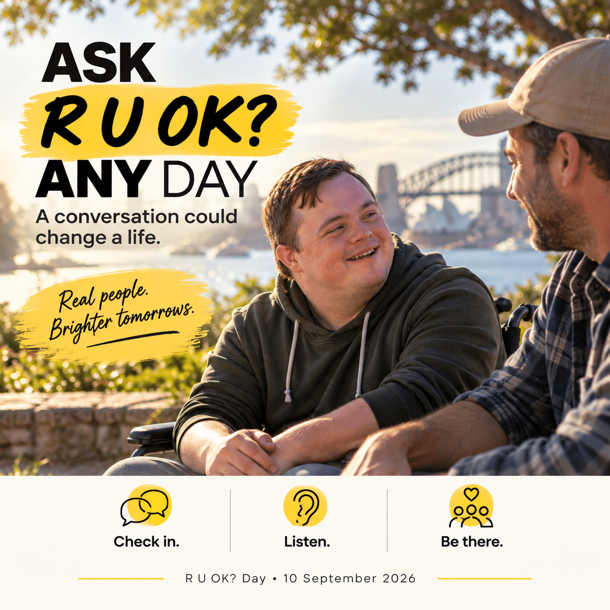 Ask R U OK? Any Day