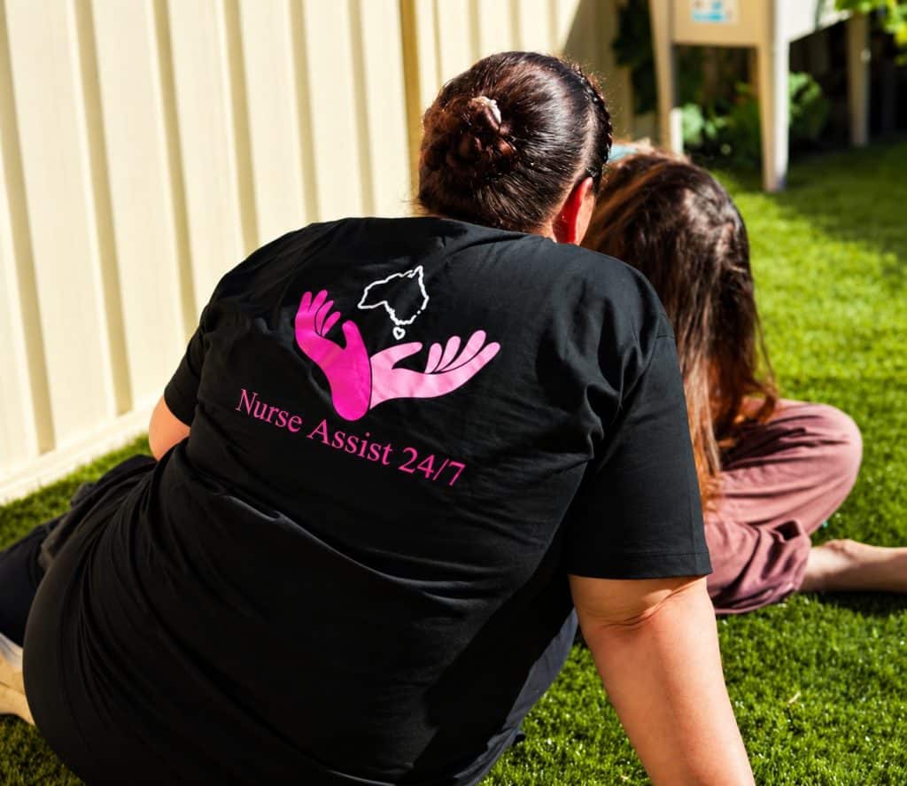 nurse assist outdoor photo